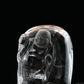 3.91'' Clearquartz Double Buddha Sculpture Crystal Healing Hand Carved