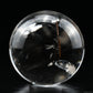 4.25'' Stunning Rainbow Clearquartz Sphere Crystal Healing Hand Carved Sphere/Ball