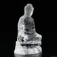 3.33'' Clearquartz Shakyamuni Buddha Sculpture Crystal Healing Hand Carved