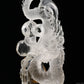 6.49'' Gardenquartz Dragon Sculpture Hand Carved Super Realistic