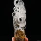 6.49'' Gardenquartz Dragon Sculpture Hand Carved Super Realistic