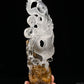 6.49'' Gardenquartz Dragon Sculpture Hand Carved Super Realistic