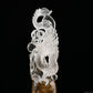 6.49'' Gardenquartz Dragon Sculpture Hand Carved Super Realistic