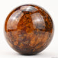 5.47'' Dark Goldenhealer Sphere Crystal Healing Hand Carved Sphere/Ball