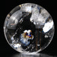 3.46'' Rainbow Rutilated Clearquartz Sphere Crystal Healing Hand Carved Sphere/Ball