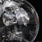 3.46'' Rainbow Rutilated Clearquartz Sphere Crystal Healing Hand Carved Sphere/Ball