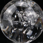 3.46'' Rainbow Rutilated Clearquartz Sphere Crystal Healing Hand Carved Sphere/Ball