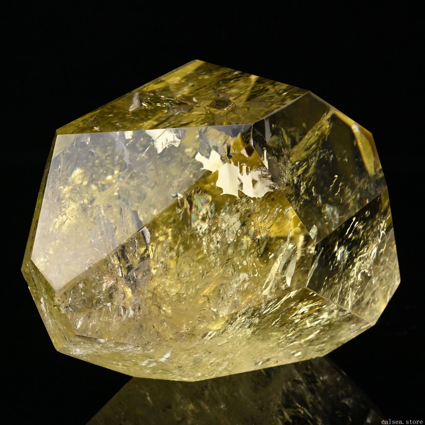 Awesome Brazil Citrine FreeForm Super Clear Citrine Crystal Healing Hand Carved