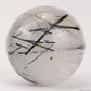 3.46'' Black Tourmaline Sphere Crystal Healing Hand Carved Sphere/Ball