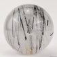 3.46'' Black Tourmaline Sphere Crystal Healing Hand Carved Sphere/Ball