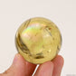 1.79'' Stunning Rainbow Citrine Sphere Crystal Healing Hand Carved Sphere/Ball