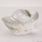 Green Gardenquartz Yuanbao,Ingot Sculpture Crystal Healing Hand Carved