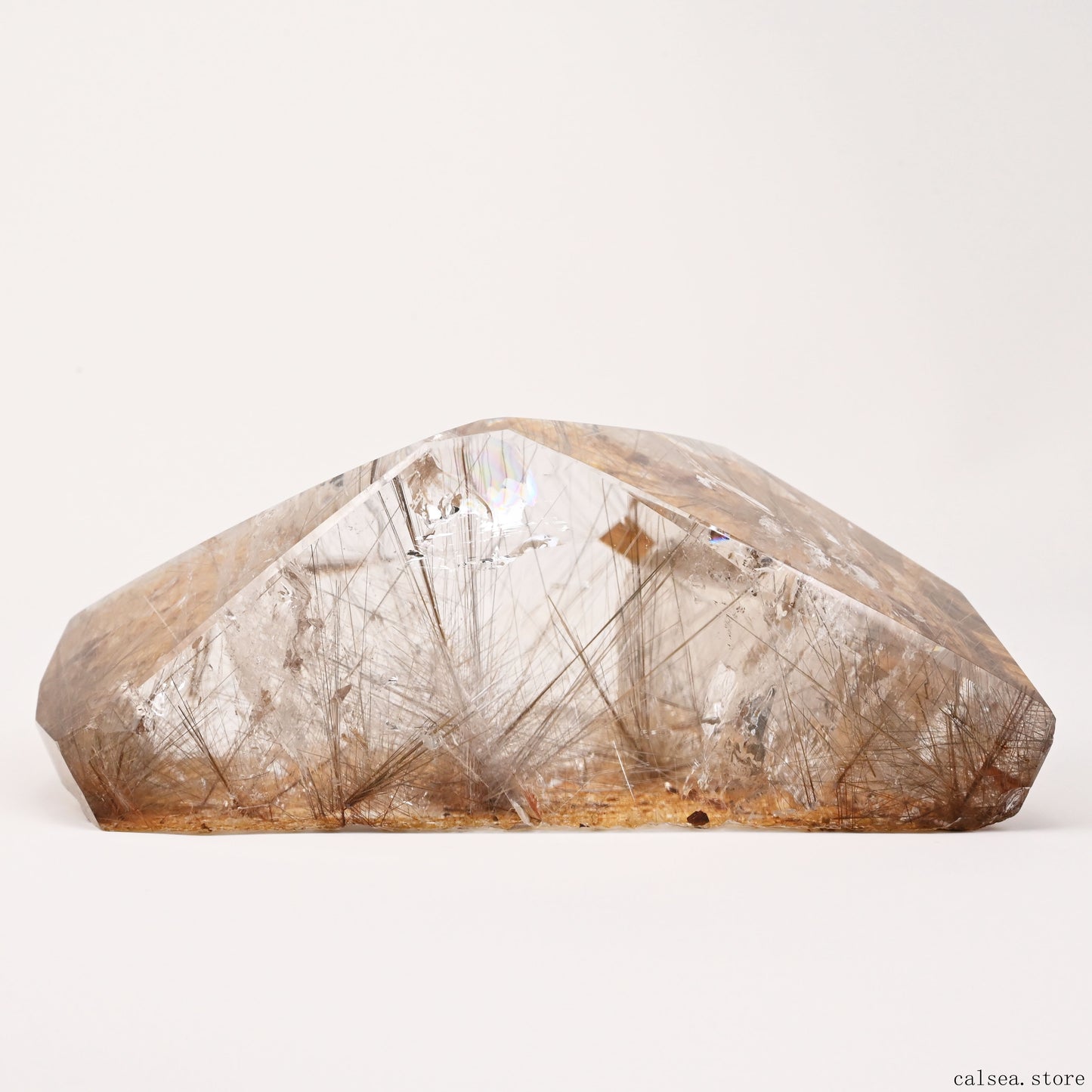 Silver Rutile Quartz With Gardenquartz FreeForm Rutilated Quartz Crystal Healing