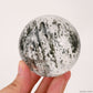 2.56'' Green Gardenquartz/ Lodolite Sphere Crystal Healing Hand Carved Sphere/Ball