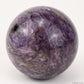 2.52'' Gemstone Charoite Sphere Crystal Healing Hand Carved Sphere/Ball