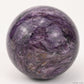 2.52'' Gemstone Charoite Sphere Crystal Healing Hand Carved Sphere/Ball