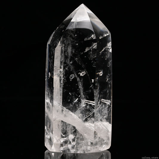 Manifestation Quartz Tower,Clearquartz Point Quartz In Quartz Healing Hand Carved