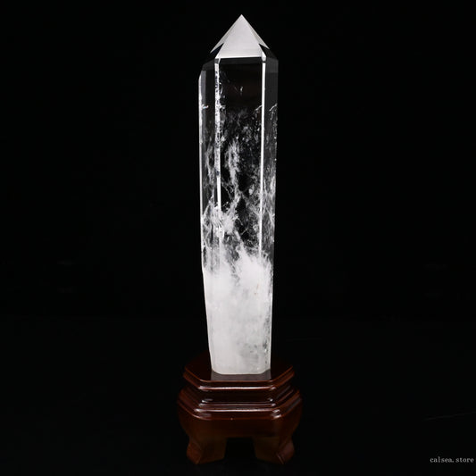 Phantom Mountain Clearquartz Tower Crystal Healing Hand Carved