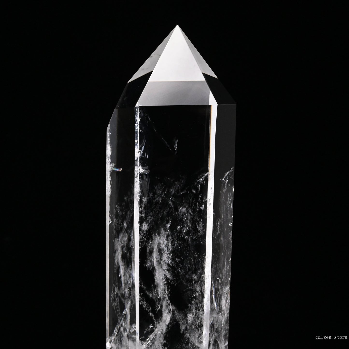 Phantom Mountain Clearquartz Tower Crystal Healing Hand Carved