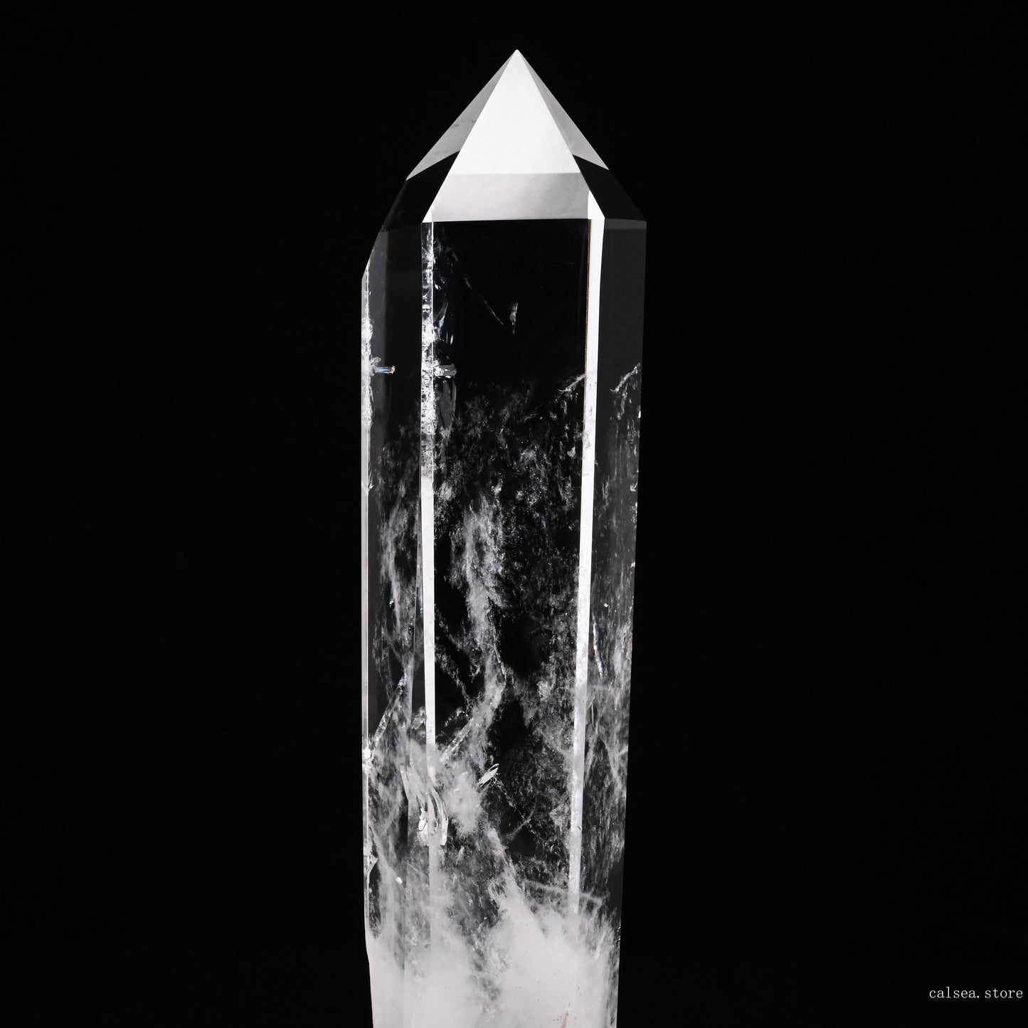 Phantom Mountain Clearquartz Tower Crystal Healing Hand Carved