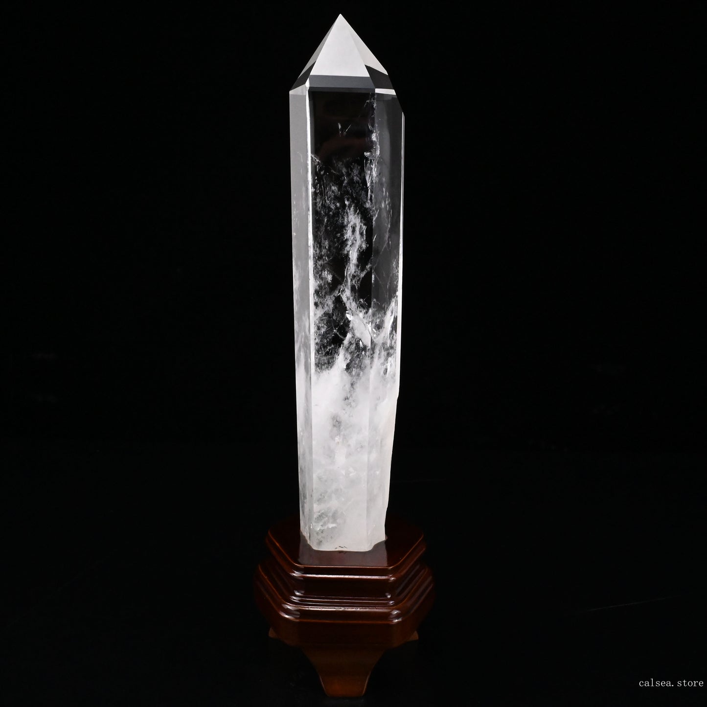 Phantom Mountain Clearquartz Tower Crystal Healing Hand Carved