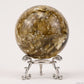 2.78'' Green Mica Sphere Crystal Healing Hand Carved Sphere/Ball