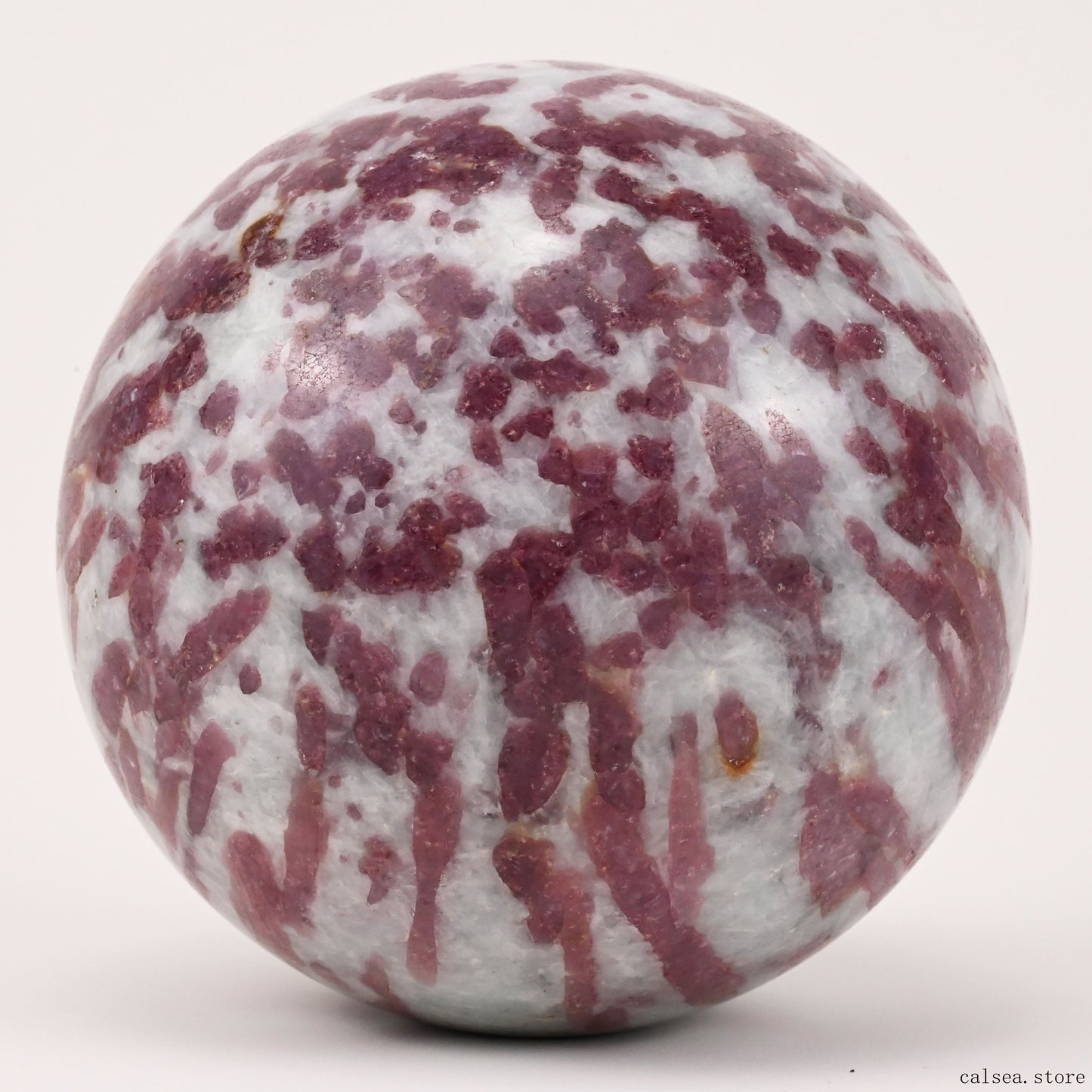 4.14'' Pink Tourmaline Sphere Crystal Healing Hand Carved Sphere/Ball