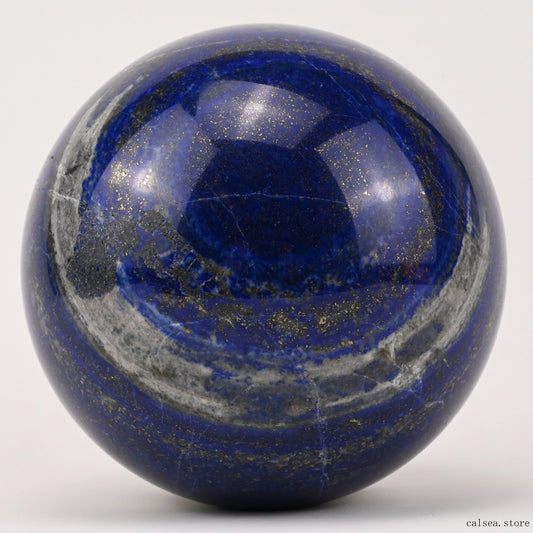 4.72'' Lapis Lazuli Sphere Crystal Healing Hand Carved Sphere/Ball