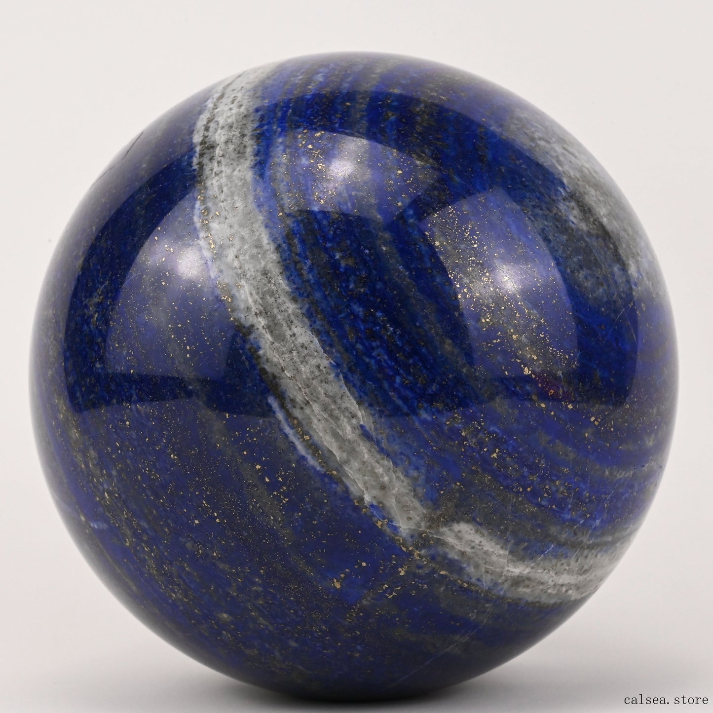 4.72'' Lapis Lazuli Sphere Crystal Healing Hand Carved Sphere/Ball