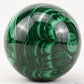 3.29'' Gemstone  Malachite Sphere Crystal Healing Hand Carved Sphere/Ball