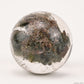 Three Green Mountain Gardenquartz,Lodalite Quartz Sphere Crystal Healing Hand Carved