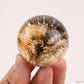 1.72'' Gardenquartz,Lodalite Quartz Sphere Crystal Healing Hand Carved Sphere/Ball