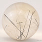 3.42'' Black Rutile,Tourmaline Quartz Sphere Crystal Healing Hand Carved Crystal Ball