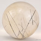 3.42'' Black Rutile,Tourmaline Quartz Sphere Crystal Healing Hand Carved Crystal Ball