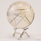 3.42'' Black Rutile,Tourmaline Quartz Sphere Crystal Healing Hand Carved Crystal Ball