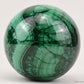 3.11'' Gemstone  Malachite Sphere Crystal Healing Hand Carved Sphere/Ball