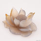 Agate Lotus Flower Sculpture Crystal Healing Hand Carved Ornaments