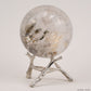 2.34'' Stunning Pyrite Quartz Sphere Crystal Healing Hand Carved Crystal Sphere/Ball