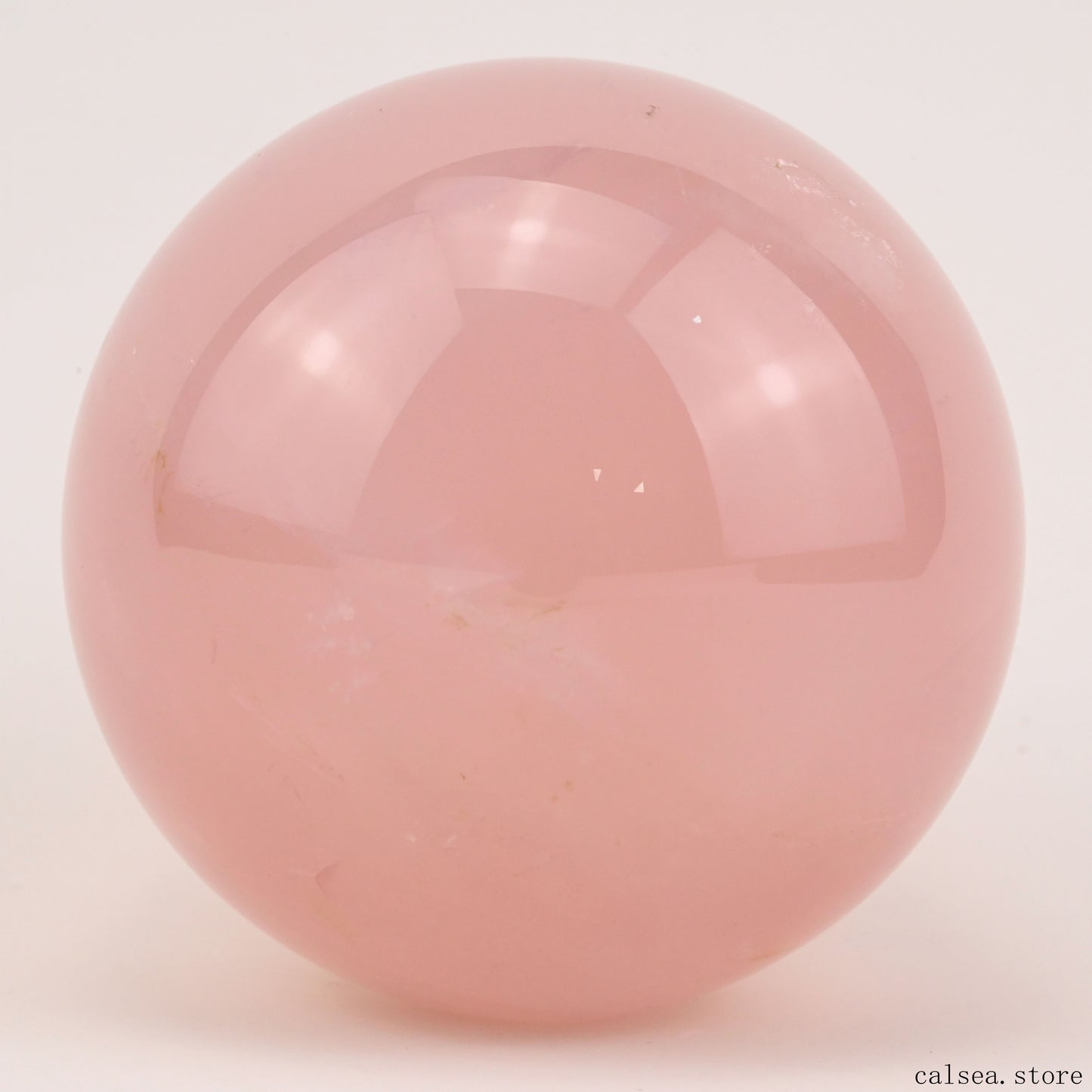 2.86'' Starlight Rosequartz Sphere Hand Carved Crystal Healing Starlight Glimmer Sphere/Ball