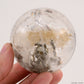 2.34'' Stunning Pyrite Quartz Sphere Crystal Healing Hand Carved Crystal Sphere/Ball