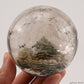 Mountain Gardenquartz Sphere Lodalite Quartz Crystal Healing Hand Carved Sphere/Ball