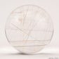 2.07'' Golden Rutilated,Rutile Sphere Crystal Healing Hand Carved Crystal Sphere/Ball