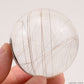 2.07'' Golden Rutilated,Rutile Sphere Crystal Healing Hand Carved Crystal Sphere/Ball