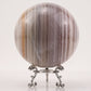 3.75'' Colorful Thousands Of Layers Fluorite Sphere Crystal Healing Hand Carved Sphere/Ball