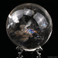 3.36'' Rainbow Clearquartz Sphere Crystal Healing Hand Carved Sphere/Ball