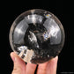 3.36'' Rainbow Clearquartz Sphere Crystal Healing Hand Carved Sphere/Ball