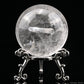 2.00'' Manifestation Quartz Ball,Sphere Clearquartz Sphere Quartz In Quartz Healing Hand Carved