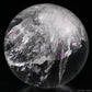 4.25'' Rainbow Clearquartz Sphere Crystal Healing Hand Carved Sphere/Ball