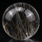 2.09'' Golden Rutilated,Rutile Sphere Crystal Healing Hand Carved Crystal Sphere/Ball