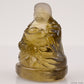 Citrine Ingot Smile Buddha Sculpture Crystal Healing Hand Carved